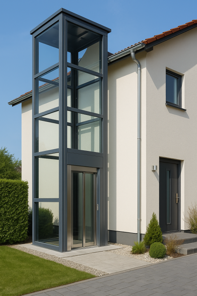 Instalación de ascensores exteriores