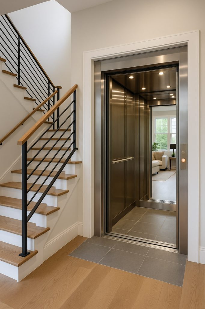 elevador residencial en casas de varios niveles