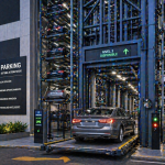 sistemas de parking en México para alta rotación con elevadores automáticos en edificio moderno